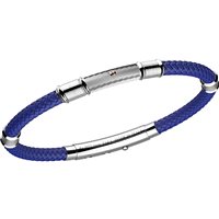 Bracciale Zancan Uomo  Robikevlar in Argento EXB584R-BL - EXB584R-BL